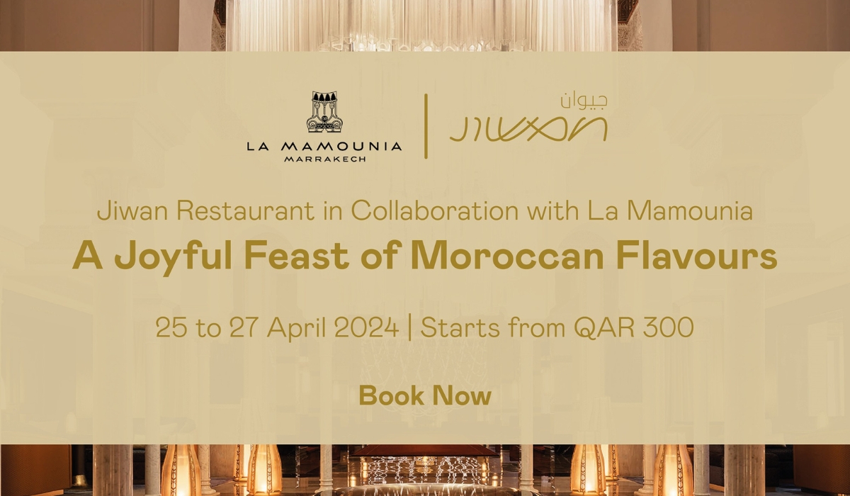 JIWAN JOINS FORCES WITH LA MAMOUNIA FOR A THREE-DAY CELEBRATION CELEBRATION OF MOROCCAN FOOD CULTURE